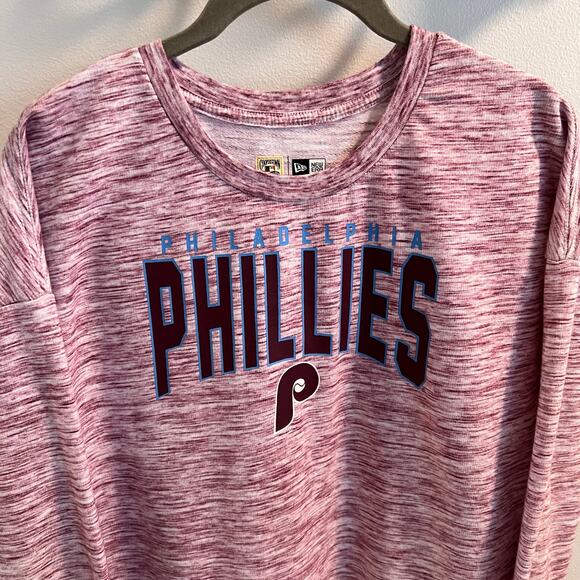 New Era Cooperstown Collection Philadelphia Phillies Pullover Sweatshirt Size S - Picture 2 of 6